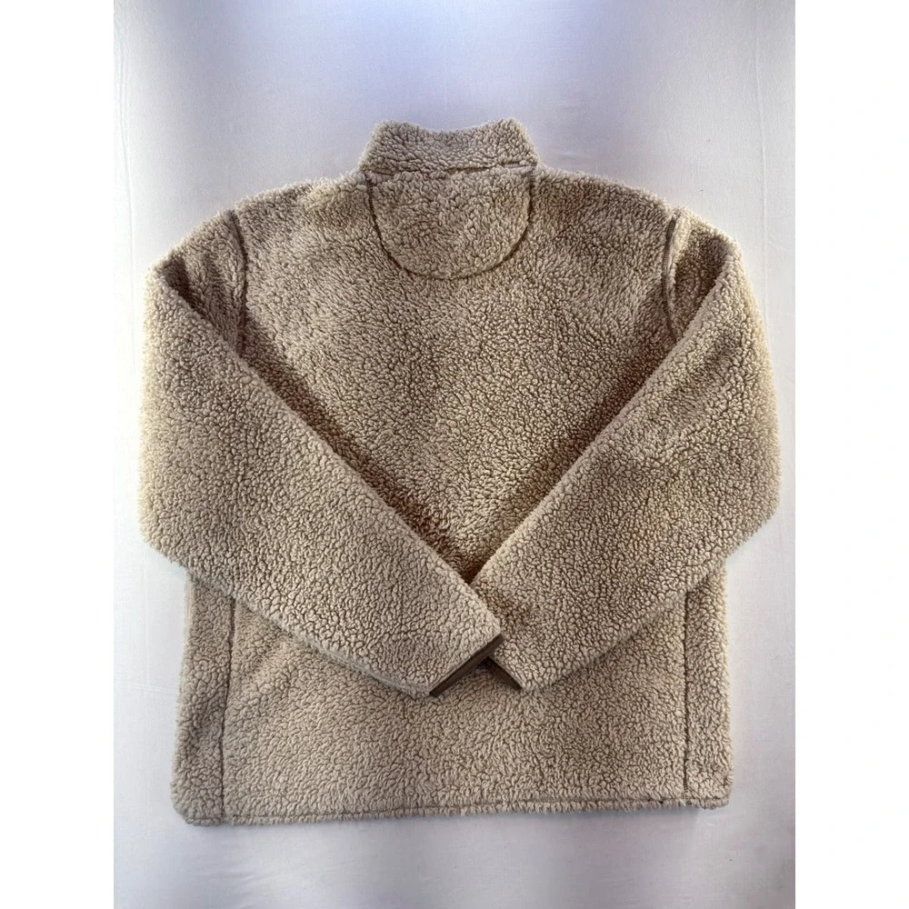 Southern Shirt Co Sherpa Fleece Quarter Zip Pullover Oatmeal Mens XL 1V001-205